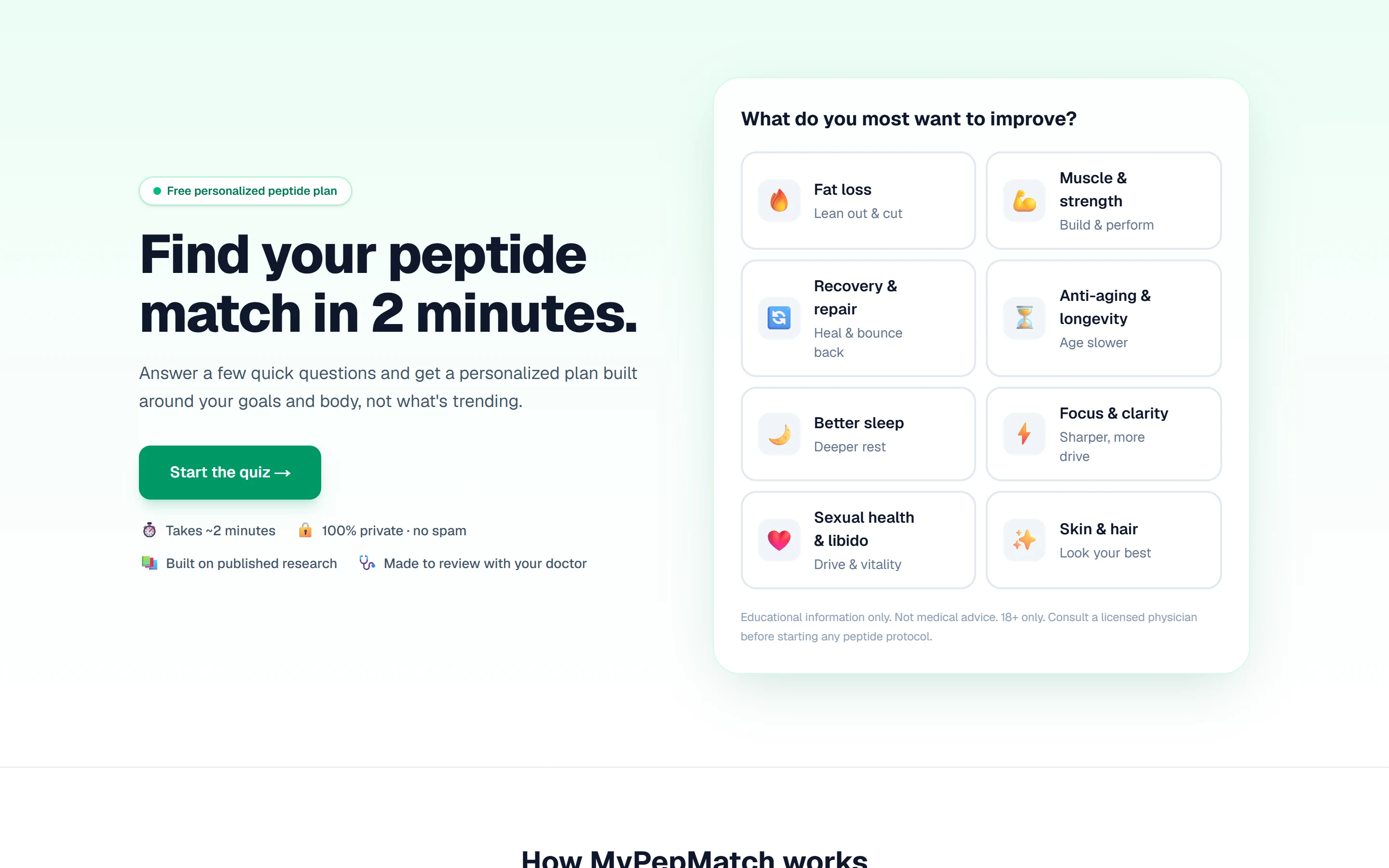 MyPepMatch website